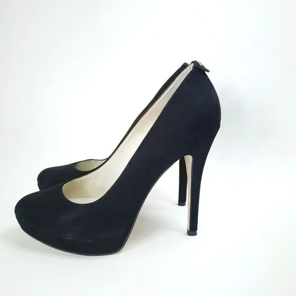 Michael Michael Kors York Suede Pumps Women’s Size 9M Black Stiletto High Heels - Picture 6 of 14